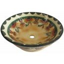 Talavera Vessel Sink Round Girasoles 2